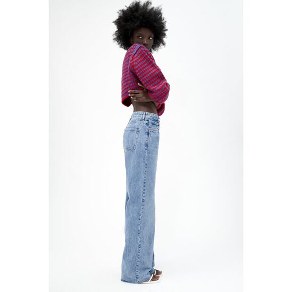 Zara Striped Knit Cropped Crewneck Sweater - Picture 13 of 14